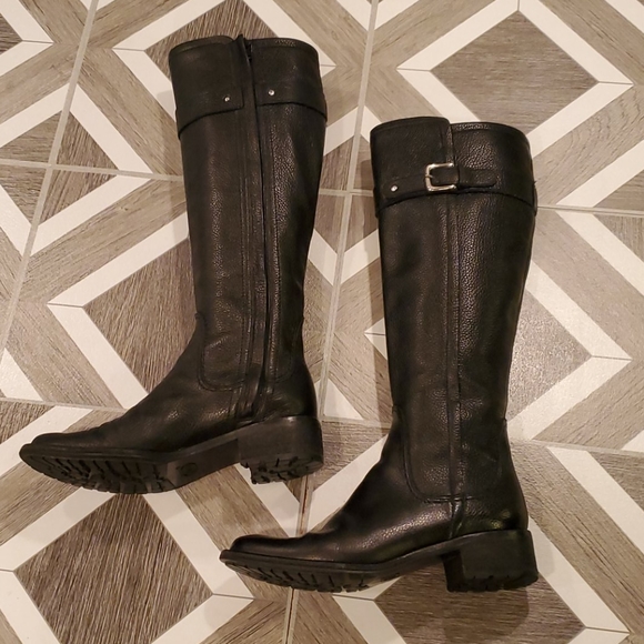 Cole Haan Shoes - COLE HAAN Women's Size 5.5 Black Riding Knee Boots